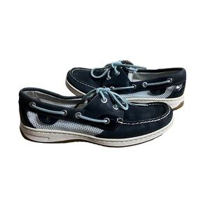 Sperry Top Sider Blue Bluefish Boat Shoes Size 6.5 Women's